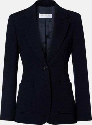 Max Mara Blazer Utilita in jersey di lana vergine