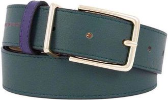 Piquadro Stijlvolle Leren Riem - Dames - Riemen - Groen - ONE Size - Accessoires