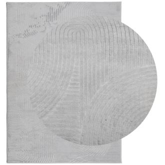 Berkfield Home Rug IZA Short Pile Scandinavian Look Grey 240x340 cm | Size: Medium