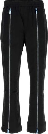 Purple Pantaloni sportivi con zip - Nero