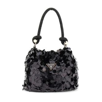 Guess Holiday Shine Mini Handbag - female - Guess - Handbags - Black - ONE SIZE - Bags
