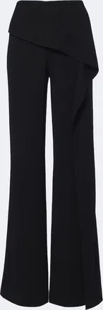 Roland Mouret Draped wide-leg pants