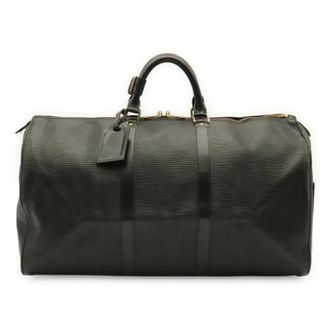 Louis Vuitton Pre-owned Epi Boston Bag - Dames - Pre-owned - Zwart - Maat: ONE Size Leer