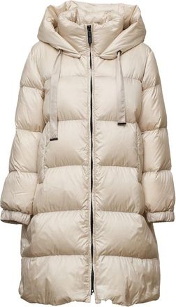 Max Mara Midi Quilted Puffer Coat - Dames - Dons jassen - Beige - 2XS - Jassen