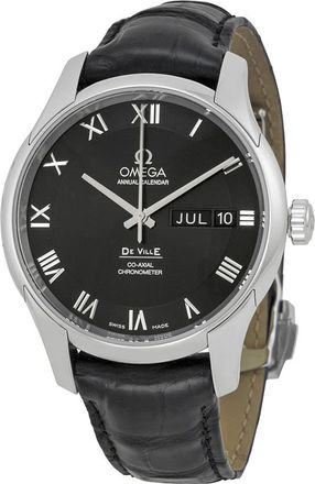 Omega Pre-owned Omega De Ville Annual Calendar Black Dial Mens Watch 431.13.41.22.01.001