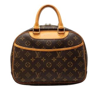 Louis Vuitton Pre-owned Handbags, female, Brown, Size: ONE SIZE Pre-owned Trouville Monogram Handbag