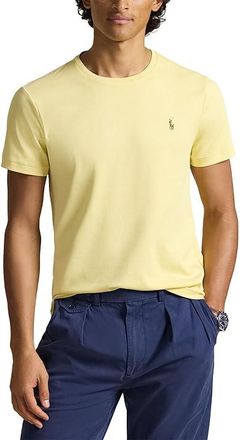 Polo Ralph Lauren Custom Slim Fit Soft Cotton T-Shirt Mens T Shirt Wicket Yellow : 2XL