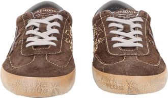Premiata Brown Vintage Aesthetic Suede Sneakers