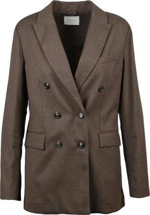 Circolo 1901 Giacca doppiopetto - Dames - Blazers - Bruin - L - Wol - Jassen
