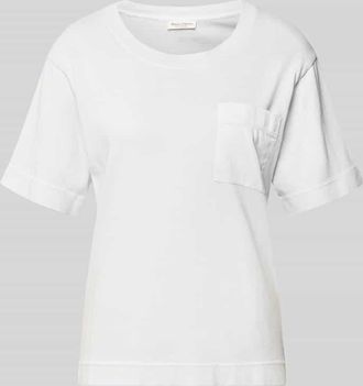 Marc O'Polo Comfort Fit T-Shirt aus reiner Baumwolle in Hellblau, Gr&ouml;&szlig;e XXL