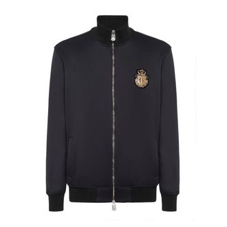 Billionaire Boys Club Tracksuit Jacket LS Crest - Heren - Vesten met rits - Zwart - XL - Katoen - Hoodies & sweatvesten