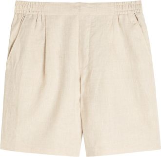 CHÉ Studios Che Linen Shorts - Beige - XL