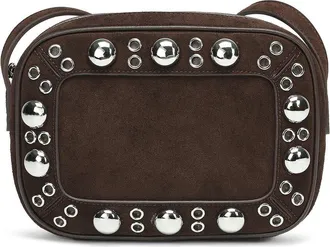 Tiffany & Fred Studded Suede Crossbody
