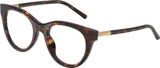 Dolce & Gabbana Optical Frame - Dames - Brillen - Bruin - 51 MM - Accessoires