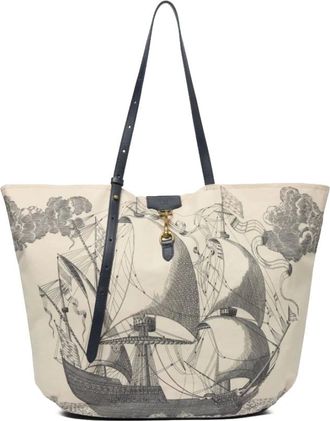 Inou&iuml; Editions Dames, Tassen, Veelkleurig, Maat: ONE Size Katoen