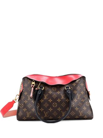 Louis Vuitton Tuileries Handbag Monogram Canvas with Leather satchel - Marrone