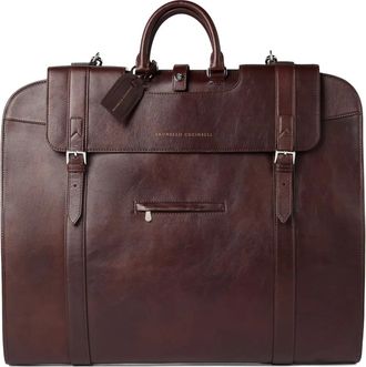 Brunello Cucinelli leather suit holder - men - Leather - One Size - Red