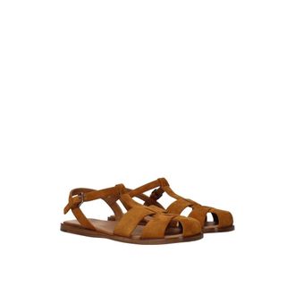 Churchs Flat Sandals, female, Brown, 7 UK, Brown Leather Flat Sandals