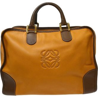 Loewe Amazona Leather Brown Leather Handbag (Pre-Owned)