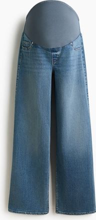 H&M MAMA Superstretch Wide Jeans - Blue