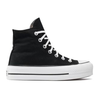 Converse Sneakers, female, Black, Size: 9 US Chuck Taylor All Star Lift Platform Canvas