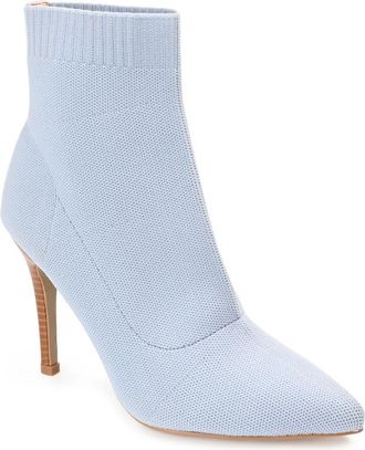 Journee Collection Comfort Foam Milyna Sock Bootie in Blue at Nordstrom Rack, Size 12