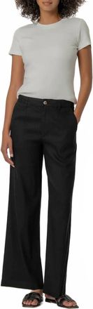 Kut from the Kloth Meg High Rise Straight Pants In Black
