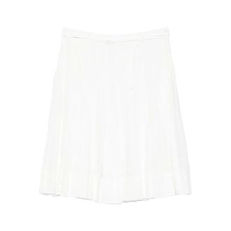 Low Classic Short Skirts, female, White, Size: M Pleated Midi Skirt