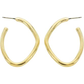Panacea Organic Hoop Earrings in Gold at Nordstrom