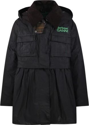 Barbour Light Jackets, female, Black, XS, Br71 Coat