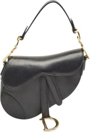 Dior Pre-owned Vintage Schoudertas - Dames - Vintage Schoudertas - Zwart - ONE Size - Leer - Vintage