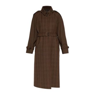 Max Mara Wollen jas Scoglio - Dames - Mantels - Bruin - Maat: XS Wol