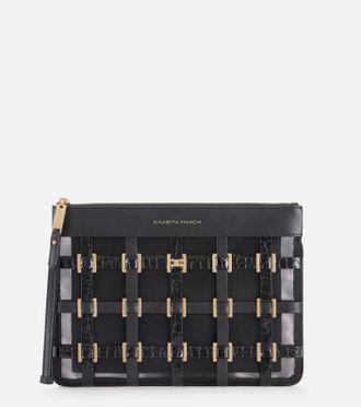 Elisabetta Franchi Netztasche mit Ringen