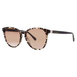 Longchamp Ladies Brown Rectangular Sunglasses LO647S228