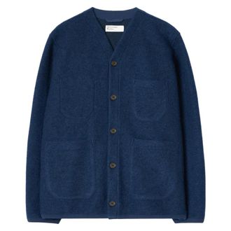 Universal Works Uomo, Maglie, Blu, XS, new
