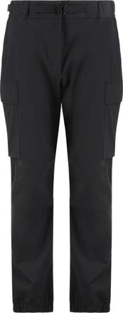 Moncler Nylon Track Pants met elastische tailleband - Dames - Slim Fit Broeken - Zwart - S - Nylon - Broeken