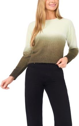 Halogen Ombr&eacute; Crewneck Sweater in Seacrest at Nordstrom Rack, Size Xx-Large