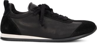 Uma Wang Calfskin Leather Low-Top Sneaker - Black