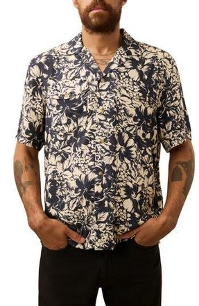 Faherty Bali Camp Shirt in Fjord Bloom at Nordstrom Rack, Size Medium