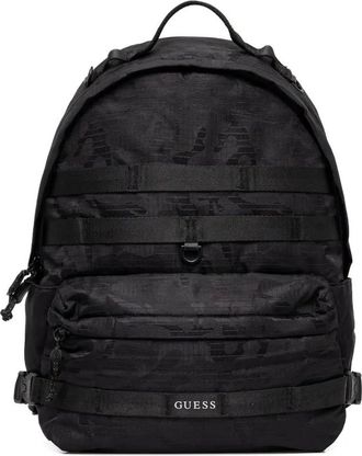 Guess Co Zaino Asti con stampa camouflage - Nero