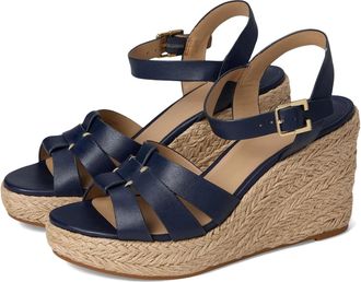Lauren Ralph Lauren Soffia Espadrille Navy Wedges Sandals ZOGG2713