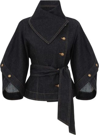 Zimmermann Denim Jassen - Dames - Spijkerjassen - Blauw - XS - Denim - Jassen