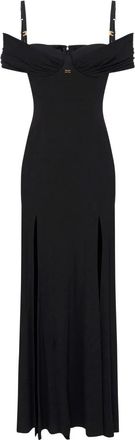 Elisabetta Franchi Red Carpet Jurk - Dames - Avondkleed - Zwart - L - Kleedjes