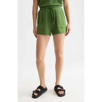 Scotch & Soda Drawstring Waist Shorts in Garden Green at Nordstrom, Size X-Large