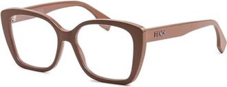 Fendi Glasses, female, Brown, Size: 54 MM Fe50127I 045 Optical Frame