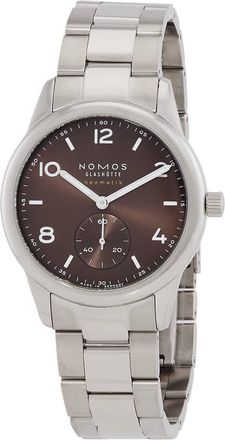NOMOS Glash&uuml;tte Club Sport Neomatik Automatic Dark Brown Dial Mens Watch 760