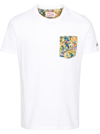 MC2 Saint Barth T-shirt Blanche x The Simpsons - Bianco
