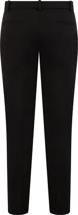 Pinko Womens Slim Trousers Black Viscose Straight