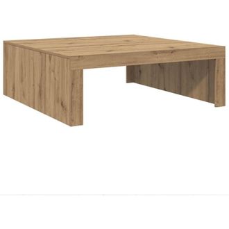 vidaXL Tavolino Salotto Rovere Artigianale 100x100x35 cm in Truciolato - Vidaxl