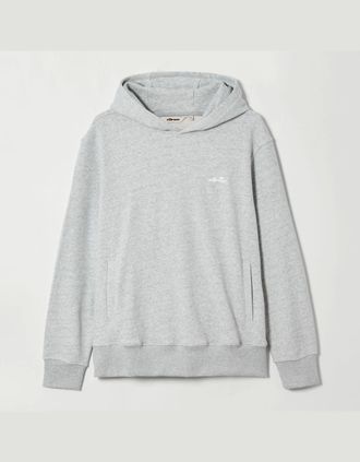 Ellesse Womens Liscia OH Hoodie - Light Grey Marl - Size: 10